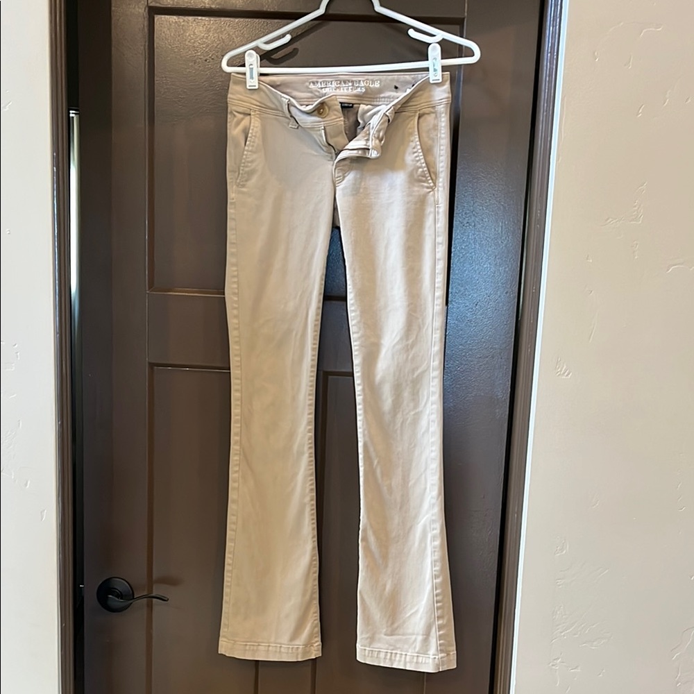 American Eagle Outfitters Beige Super Stretch Pants